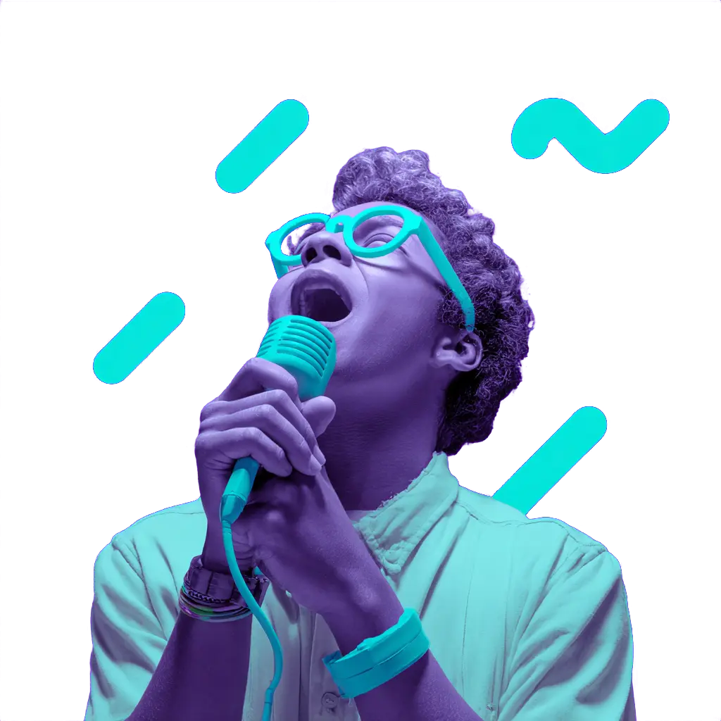 Real-time transcription interface showing key points overview