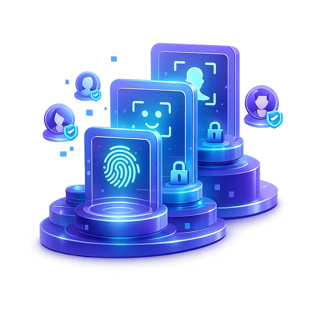 Secure access control with multiple authentication layers